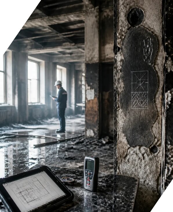 Обследование зданий после пожара в Саранске от 15804 р. | ЭкспертизаРоссия
