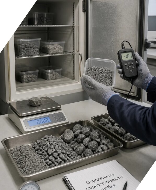 Определение морозостойкости щебня в Саранске от 3688 р. | ЭкспертизаРоссия