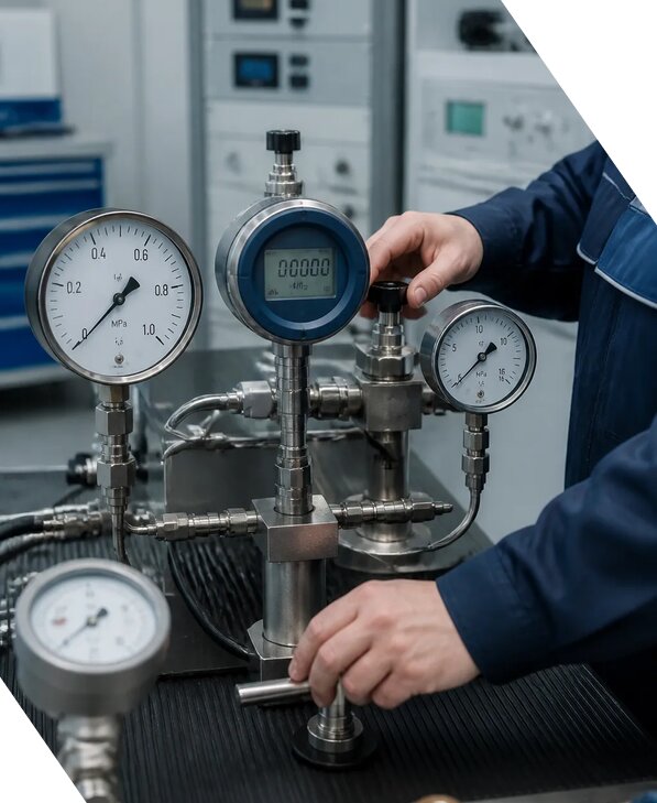 Калибровка манометров с оформлением документов в Саранске